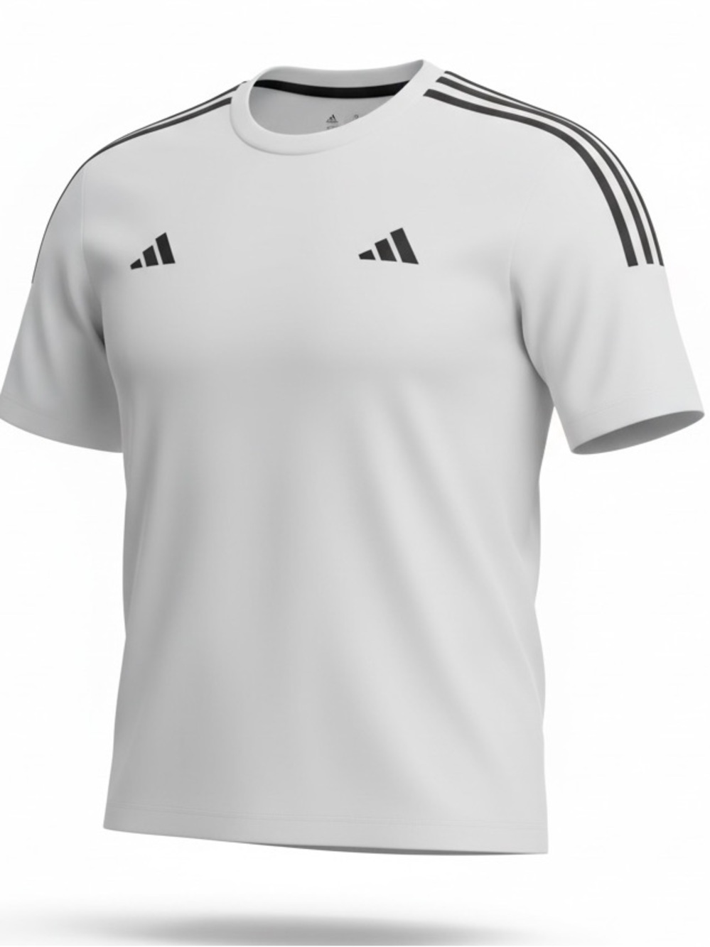 Adidas Sereno 3-Stripes AEROREADY Sportswear T-Shirt-Size 2XL